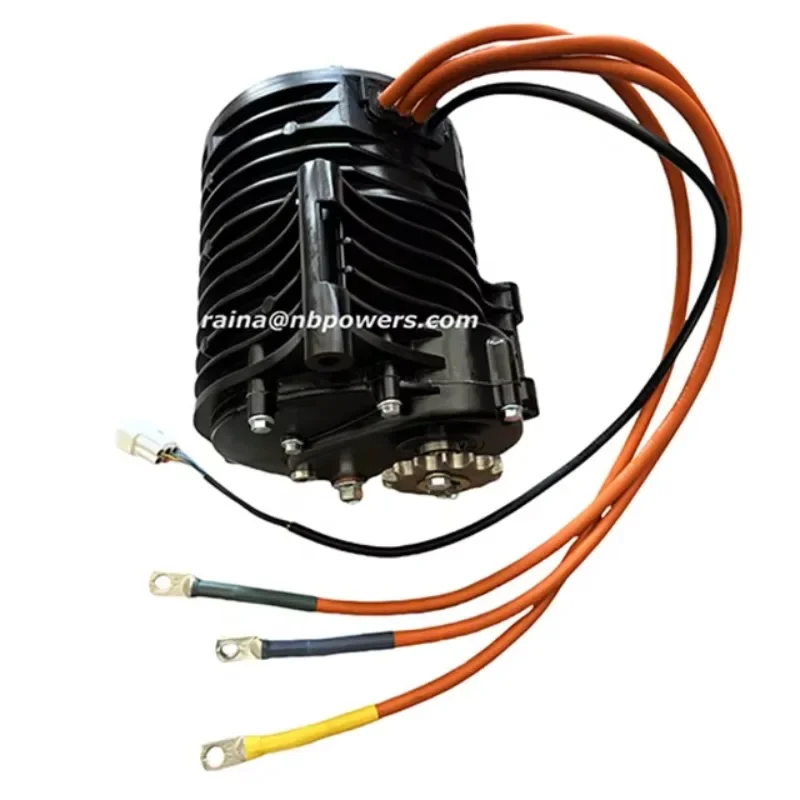 New Version QS138-C 70H V2 3000W 72V High Speed 100kmph Mid Drive Motor V3 with 428T Gear for Motorcycle Scootor