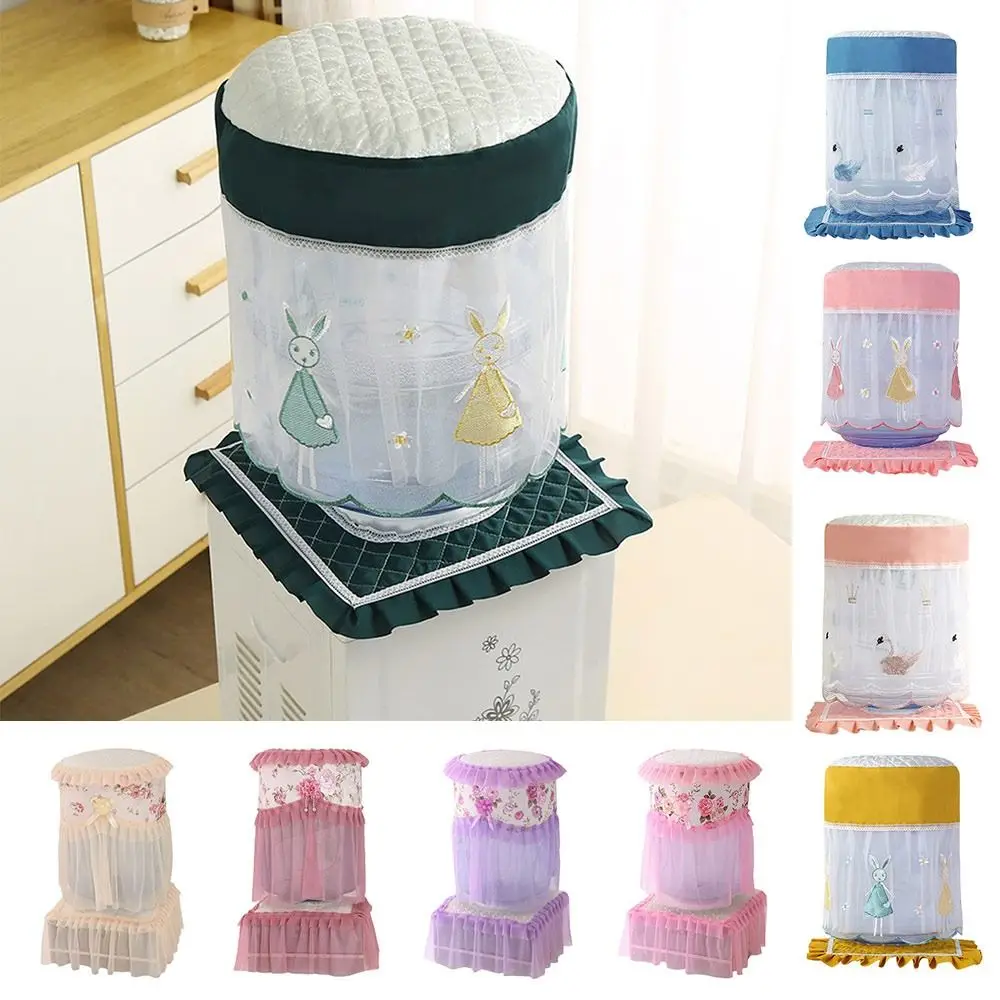 

Прочная тканевая кружевная сетчатая крышка диспенсера для воды с верхним отверстием, пылезащитная крышка для бочонка, многоразовая защита для барабана