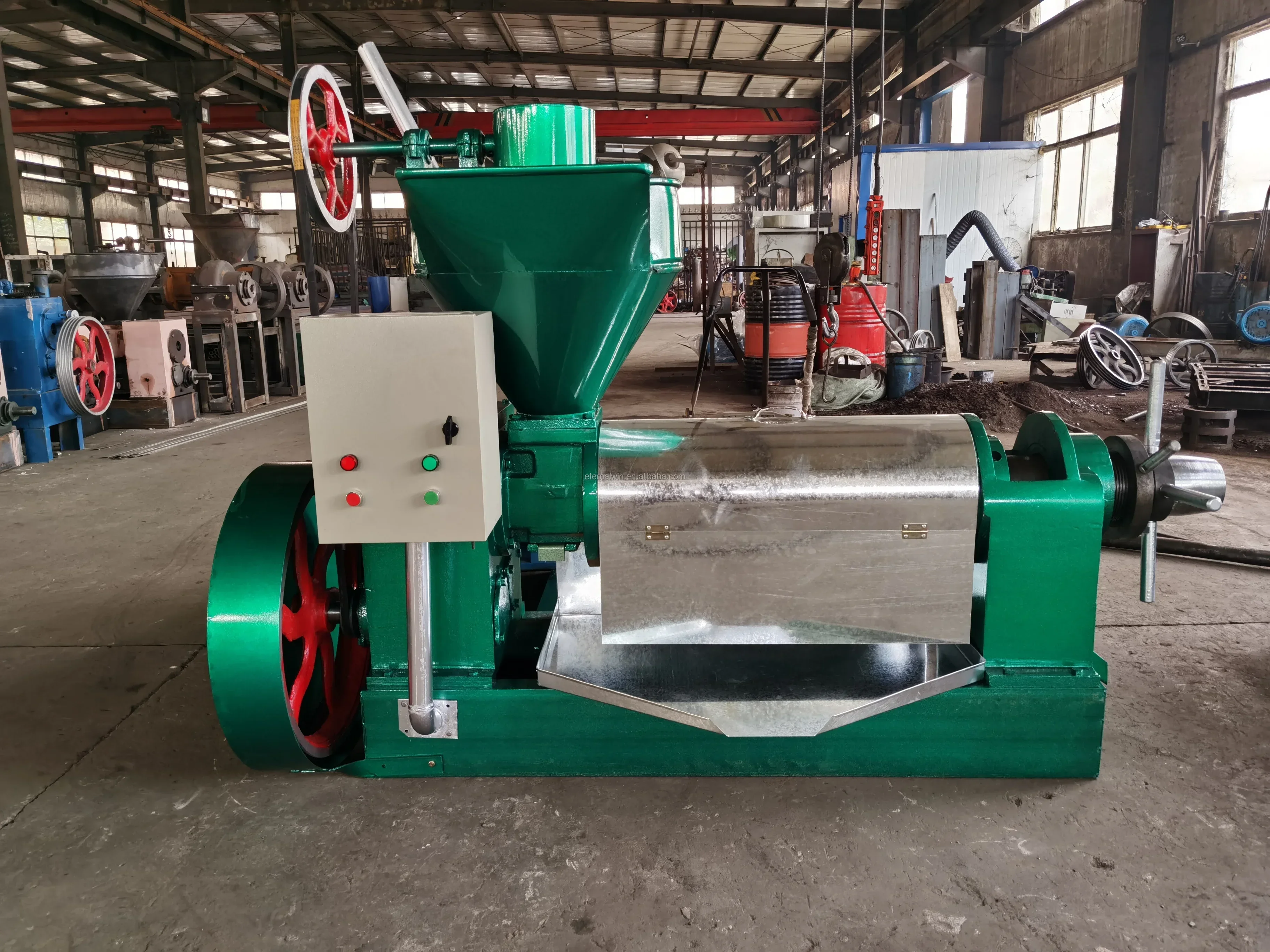 آلة المزرعة، آلة ضغط زيت بذور شجرة التنغ، زيت بذور القطن، آلة ضغط زيت النخيل الصناعية #1