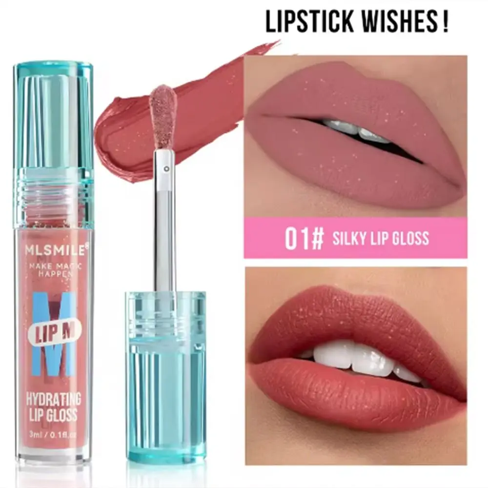 

Fine Glitter Matte Glitter Liquid Lipsticks Easy To Color Long-lasting Velvet Liquid Lip Glaze Waterproof Non-Stick Cup
