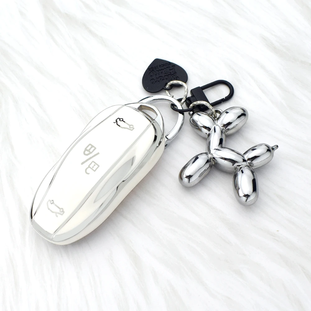 TPU Car Smart Key Case Cover for Tesla Model 3 Y S Y Protector Auto Remote Shell Fob Holder Keyless Accessories