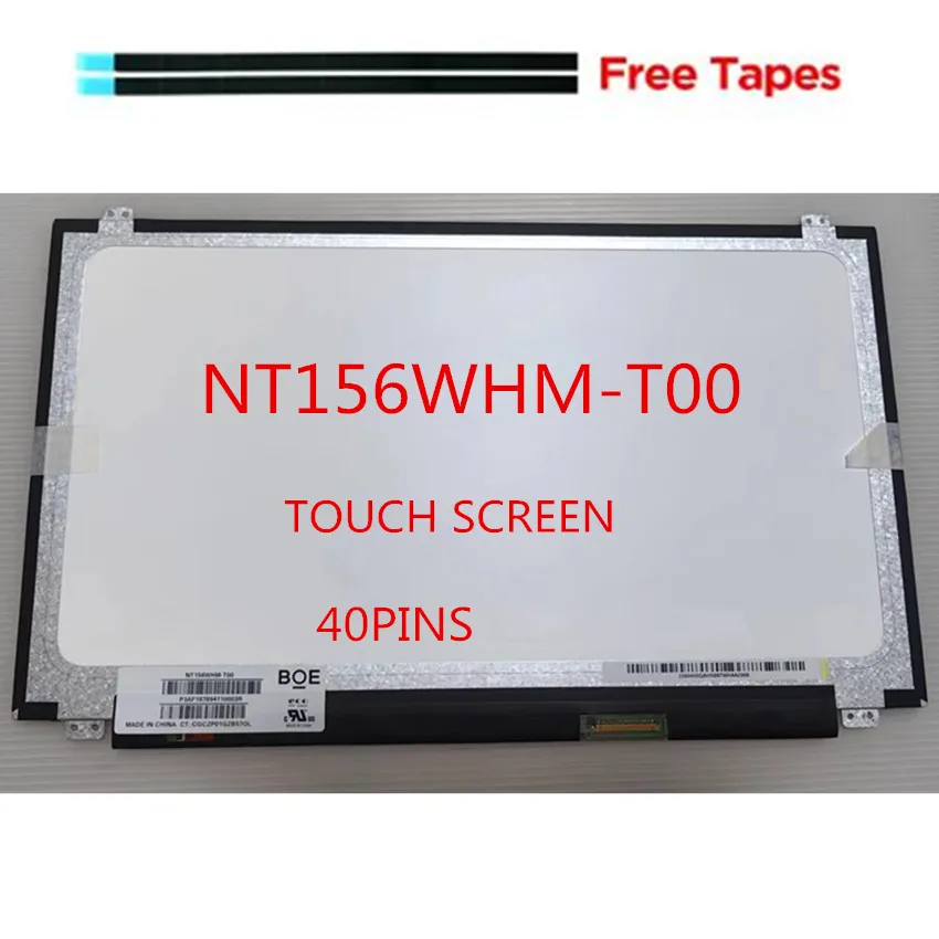 For Dell Inspiron 15 5558 Vostro 15 3558 Laptop Touch Screen 15.6 40 Pins NT156WHM-T00 Fit B156XTK01.0 LTN156AT40 N156BGN-E41