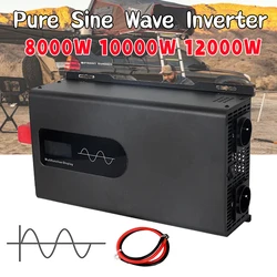 순수 사인파 인버터 12V 24V 48V 72V 96V AC 220V 110V 8000W 10000W 12000W 태양 광 인버터 50HZ 60HZ 전압 변환기