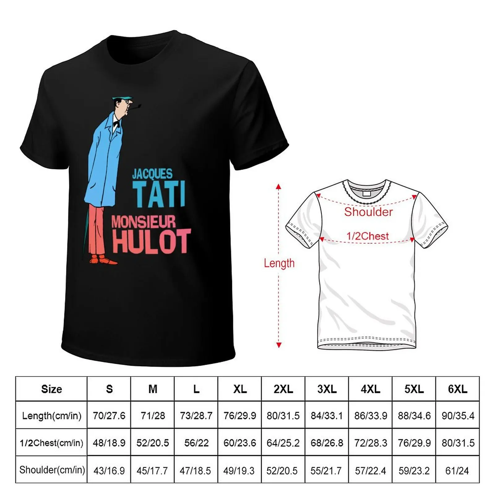 Jacques Tati - Monsieur Hulot Essential T-Shirt Work Style Casual T-Shirt