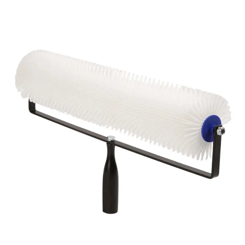 Remove bubble coating roller, brush wall concrete with composite roller, self leveling concrete with nail roller