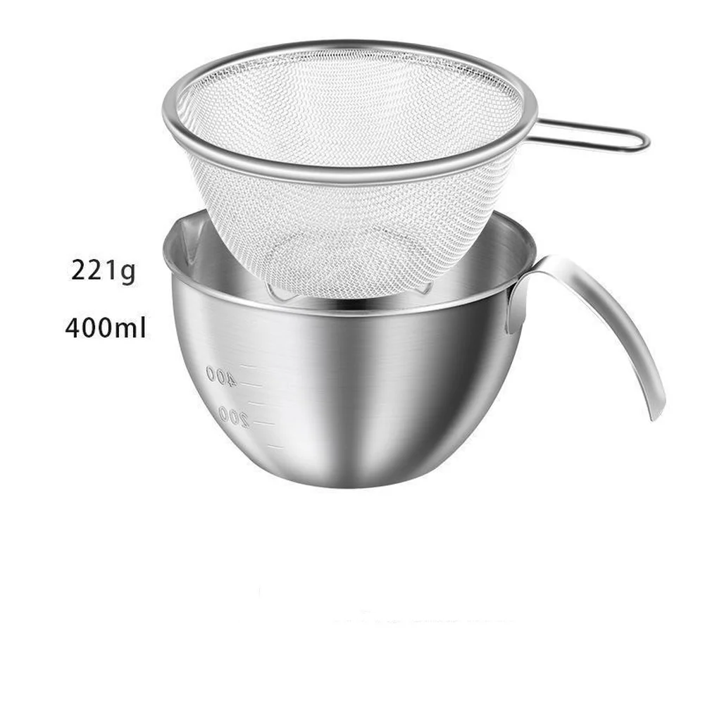Stainless Steel Mixing Bowls Set with Drainage Basket for Kitchen Prep Serving Storage Nesting Design Space Saving