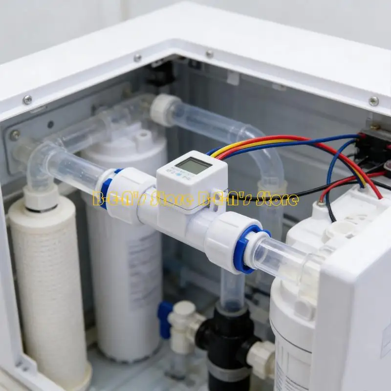 Y1AD Corrosion Resistant Water Flows Meter With Hall Sensors For Accurate Liquid Measurement In Kitchen Home Commercial Use