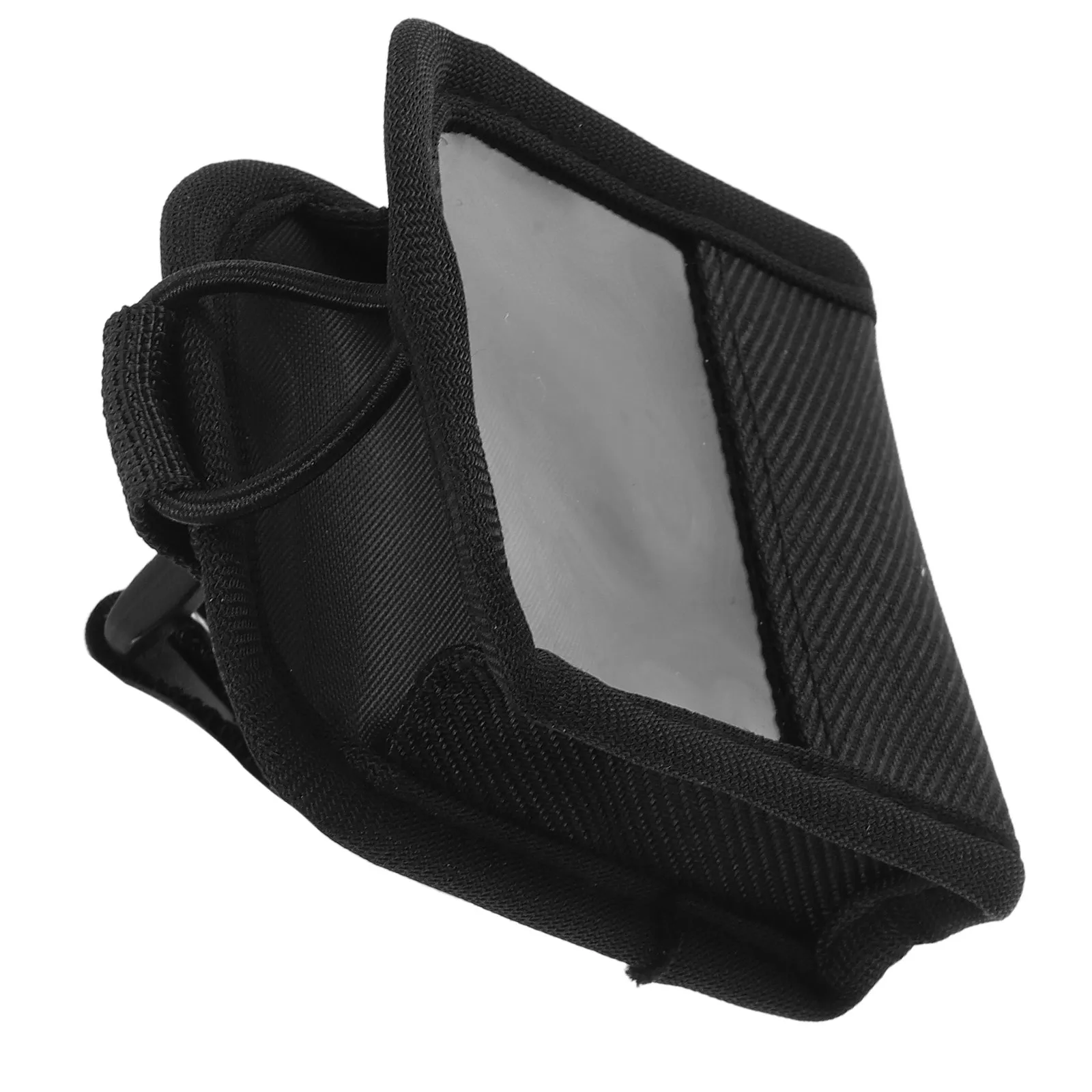 Portable Guitar Wireless Transmitter Case Oxford Fabric Protective Sleeve with Clear Window Pouch Hook and Loop Strap Belt Clip