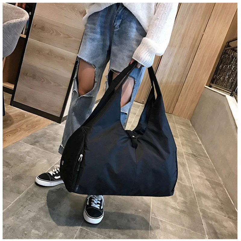 Women'S Yoga Gym Bag Tote Fitness Walise Travel Luggage Handbag Beach Swimming Weekend Shoe Pocket Outdoor Sports Shoulder Bag