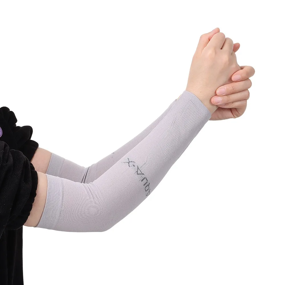 

Breathable Sun Protection Sleeves Elastic Summer Cooling Cycling Sun Protection Arm Muffs Anti-UV Quick Drying