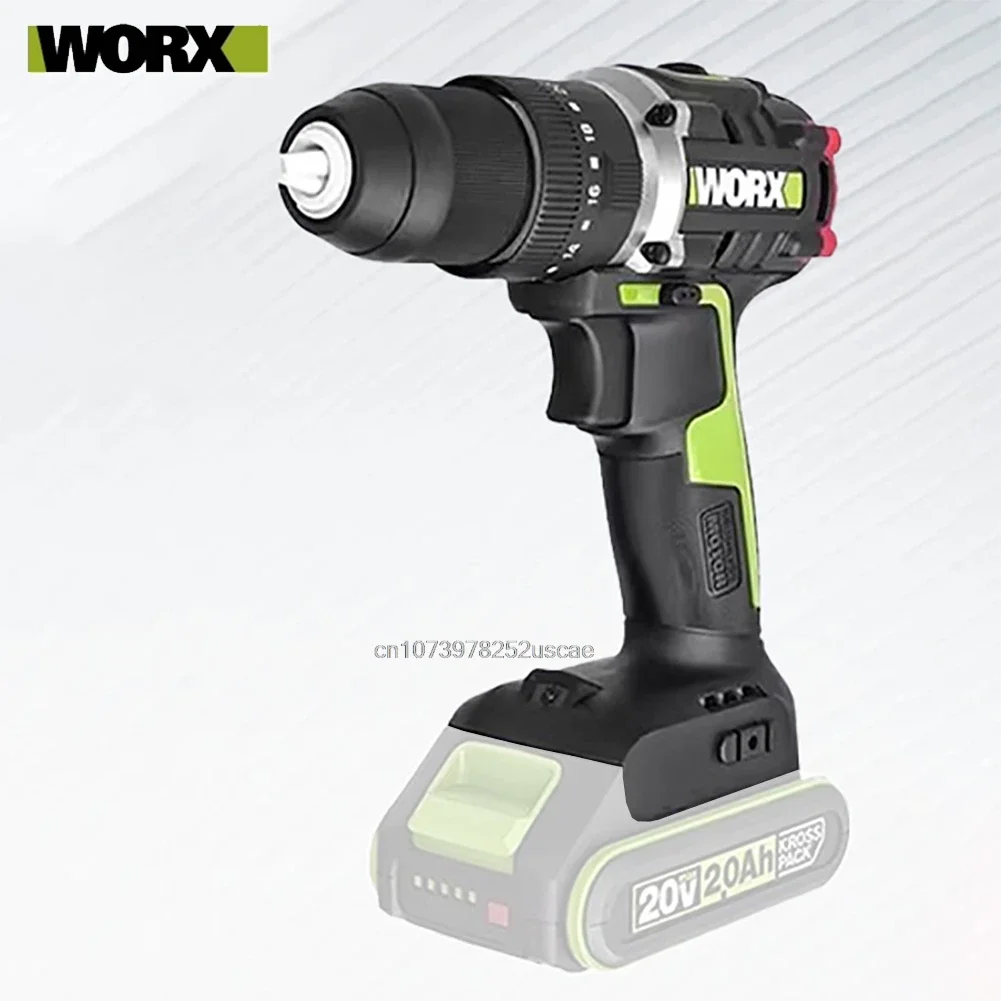 WORX Cordless Electric Drill Screwdriver 50Nm 1800rpm drill Brushless Moto WE212 Univeral Green 20V Battery Platform