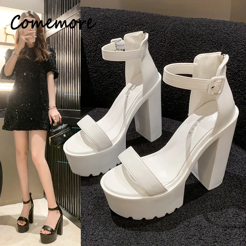 

Women Fish Mouth Platform High Heels Wedges Buckle Slope Sandals Women Shoes Woman Platform High Heels Sandals High Heels