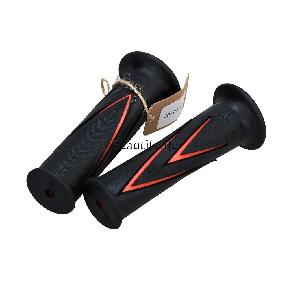 

Modified motorcycle handle glue two-color aluminum head arrow personalized handle glue cover accessories