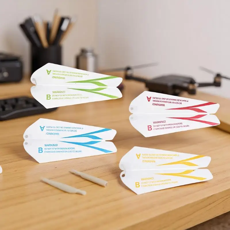 4 szt. 9CM Zapasowe śmigła do mini helikopterów RC - Idealne do dronów CH002 CH023