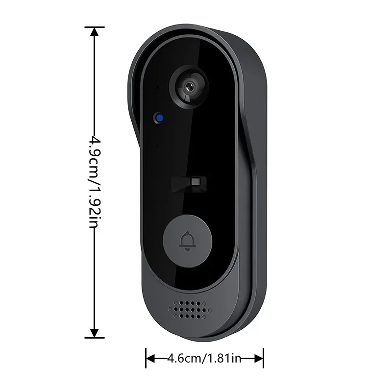 Video HD Wireless Waterproof Doorbell Camera, Night Vision & Voice Change Smart Home Security System Monitor Smart Life