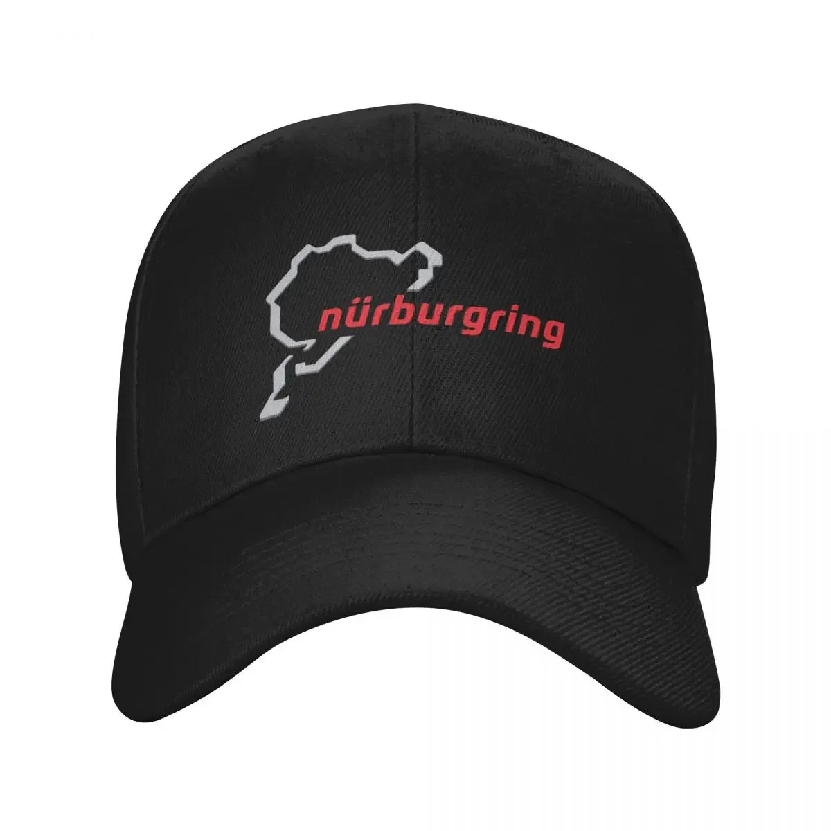 

Nürburgring Gray / Red Baseball Cap Snap Back Hat Fishing cap designer cap Hats For Women Men's