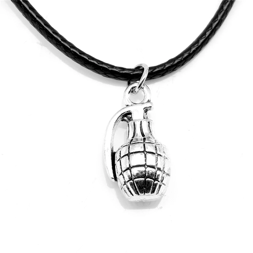 1 Piece 10x17mm Hand Grenade Choker Best Friends Jewelry