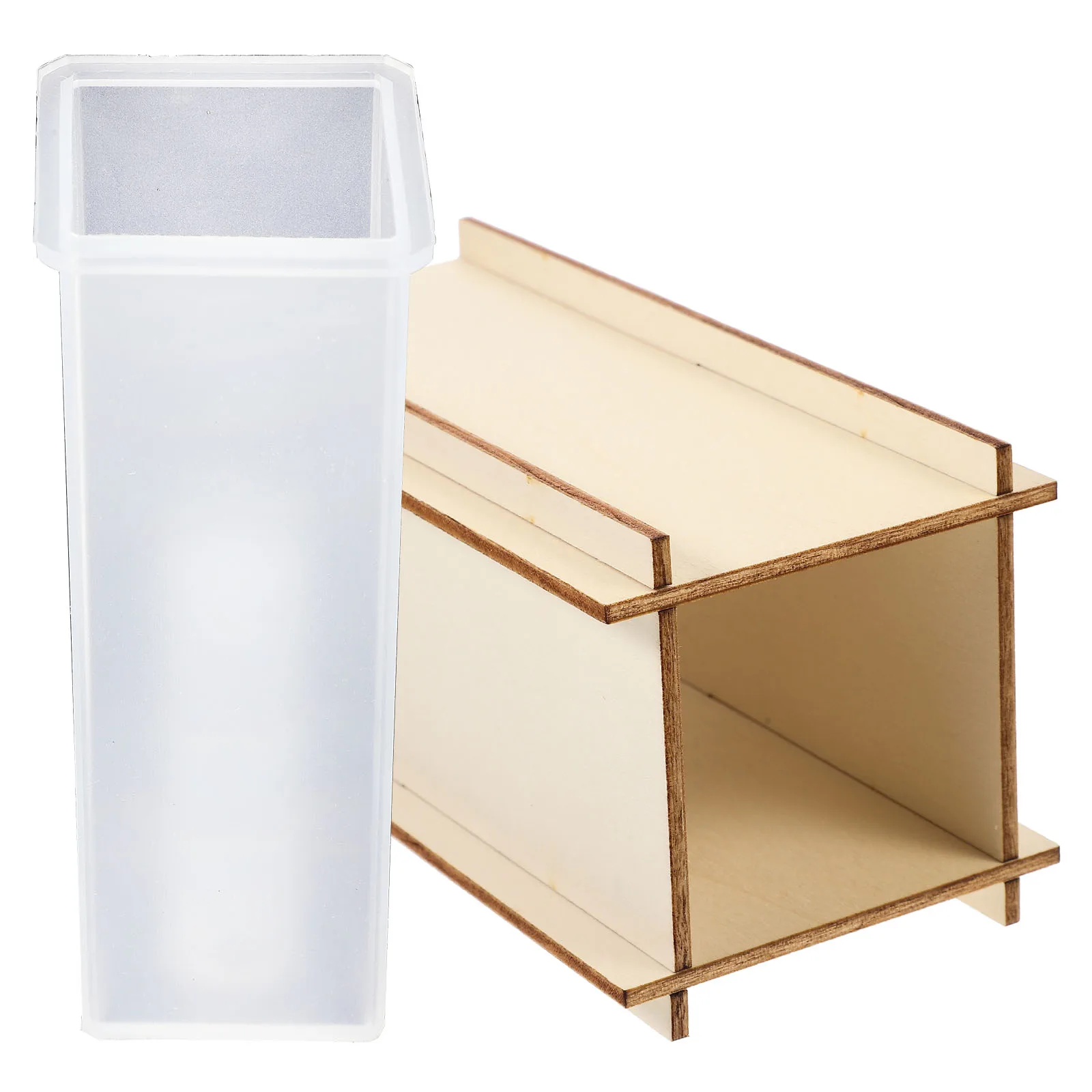 

1Set Vase Mold DIY Silicone Craft Mold for Flowerpot Resin Casting Easy Demould Smooth Surface Desktop Decor Brush Holder Making