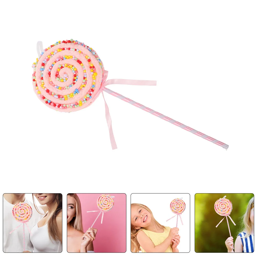 

2Pcs Realistic Fake Lollipop Props Simulation Candy Decorations Party Photo Props Large Lollipop Models Cosplay Festival