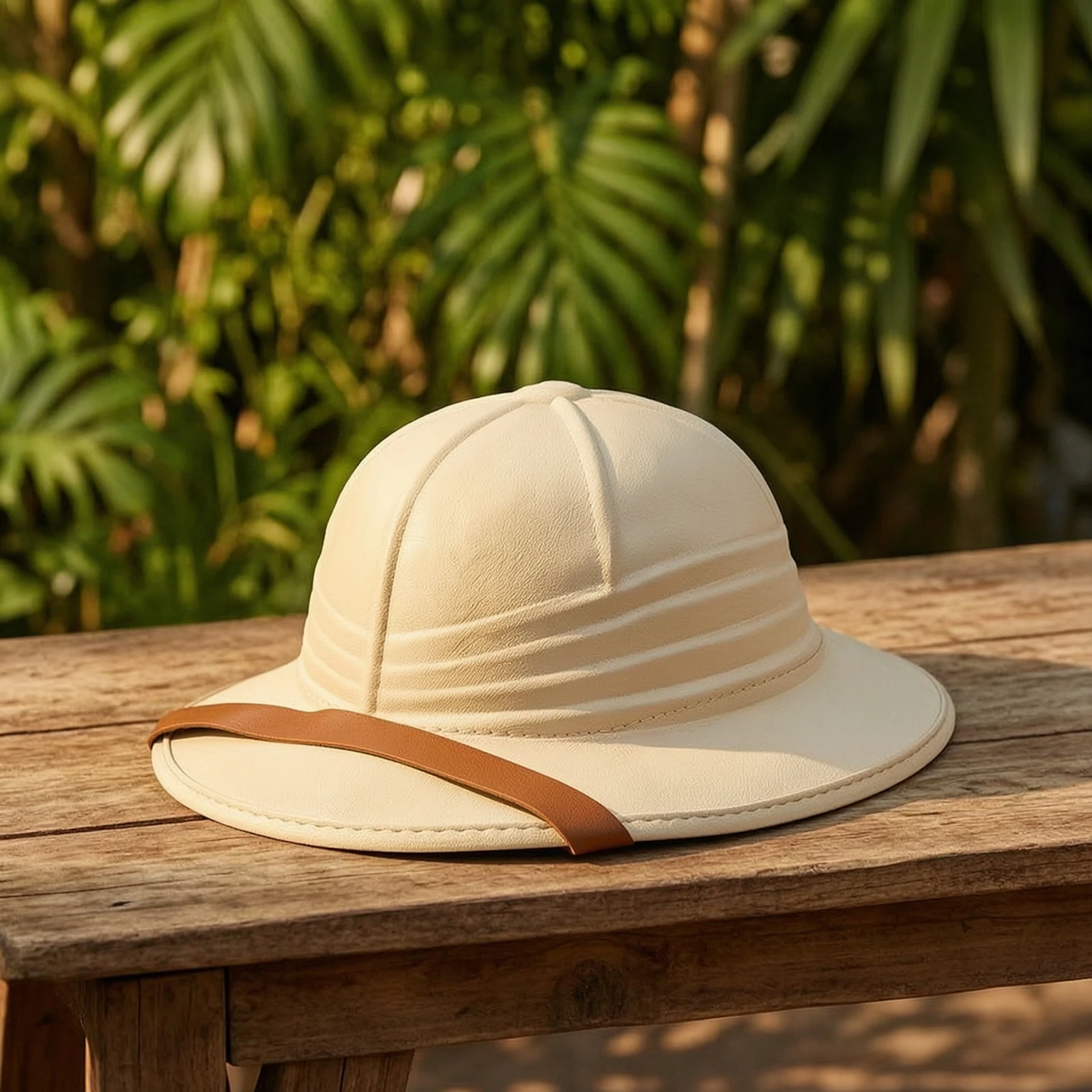 Safari Explorer Hat Structured Safari Hat Pith Helmet Long-Lasting Headwear Comfortable for Children, Dress-up, Role Play