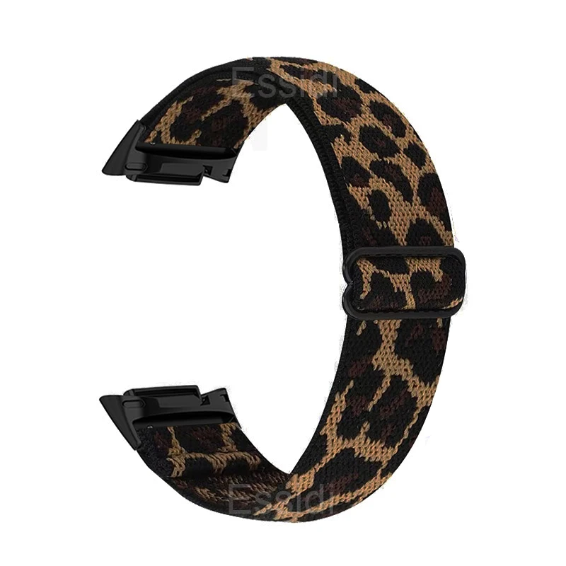 Fascia elastica in nylon per Fitbit Charge 6 5 donna uomo cinturino sportivo intrecciato per Fitbit Charge 6 5 Correa