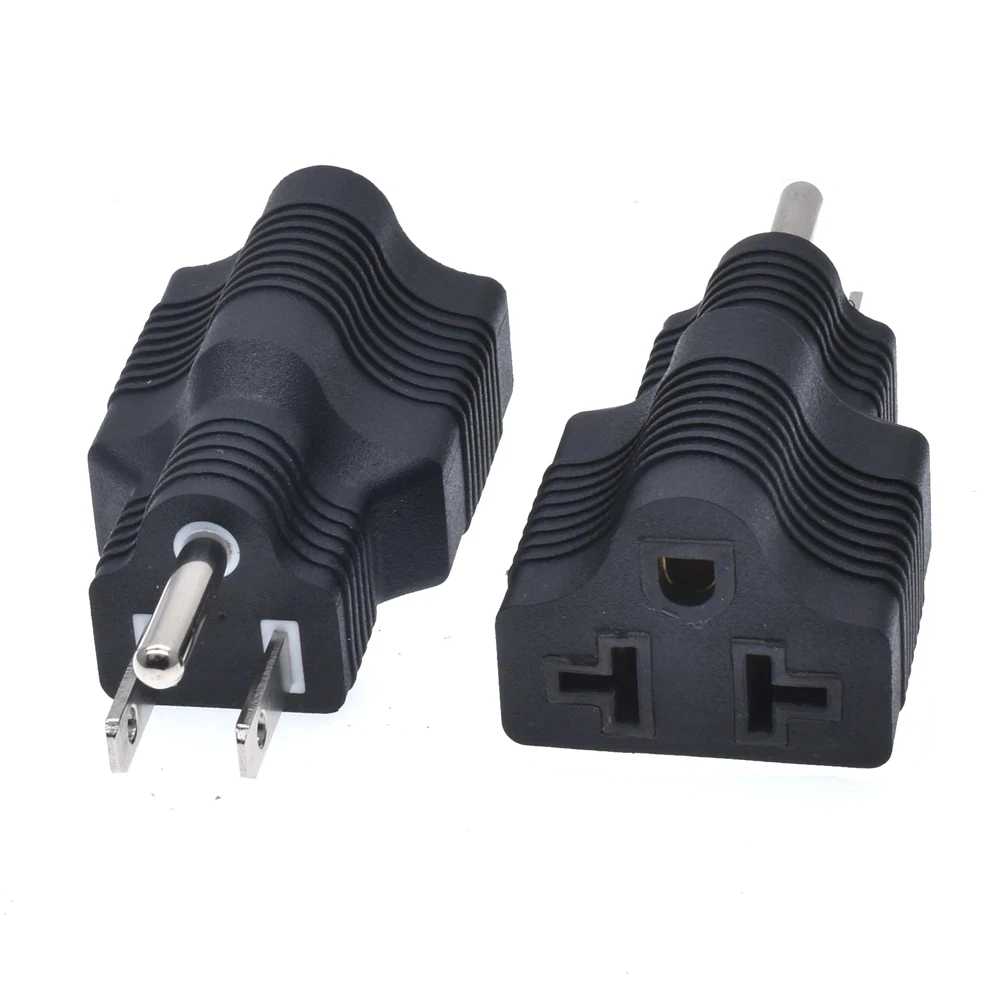 Imagem -02 - Eua Eua Macho para Nema 515p 520p 6-15p 6-20p Female American Socket 2pin para 3pin Plug ac Power Adapter Conector Industrial