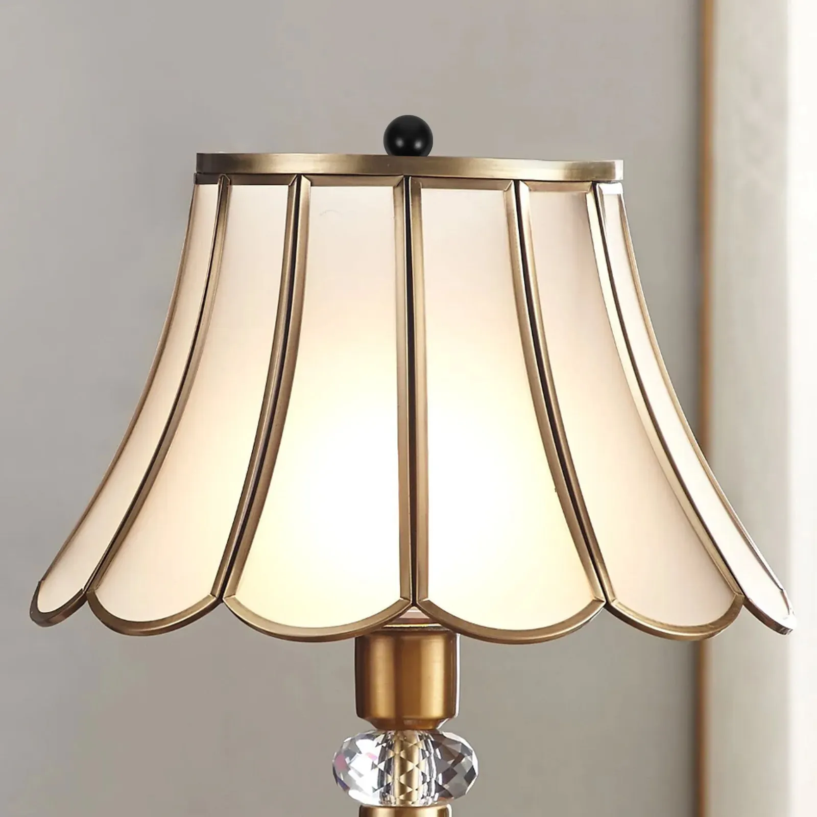 

Iron Lampshade Finials Caps 1 4-28 Tapped Ball Knob Decorative Replacement Lamp Shade Holder Harp Top Lamp Accessories