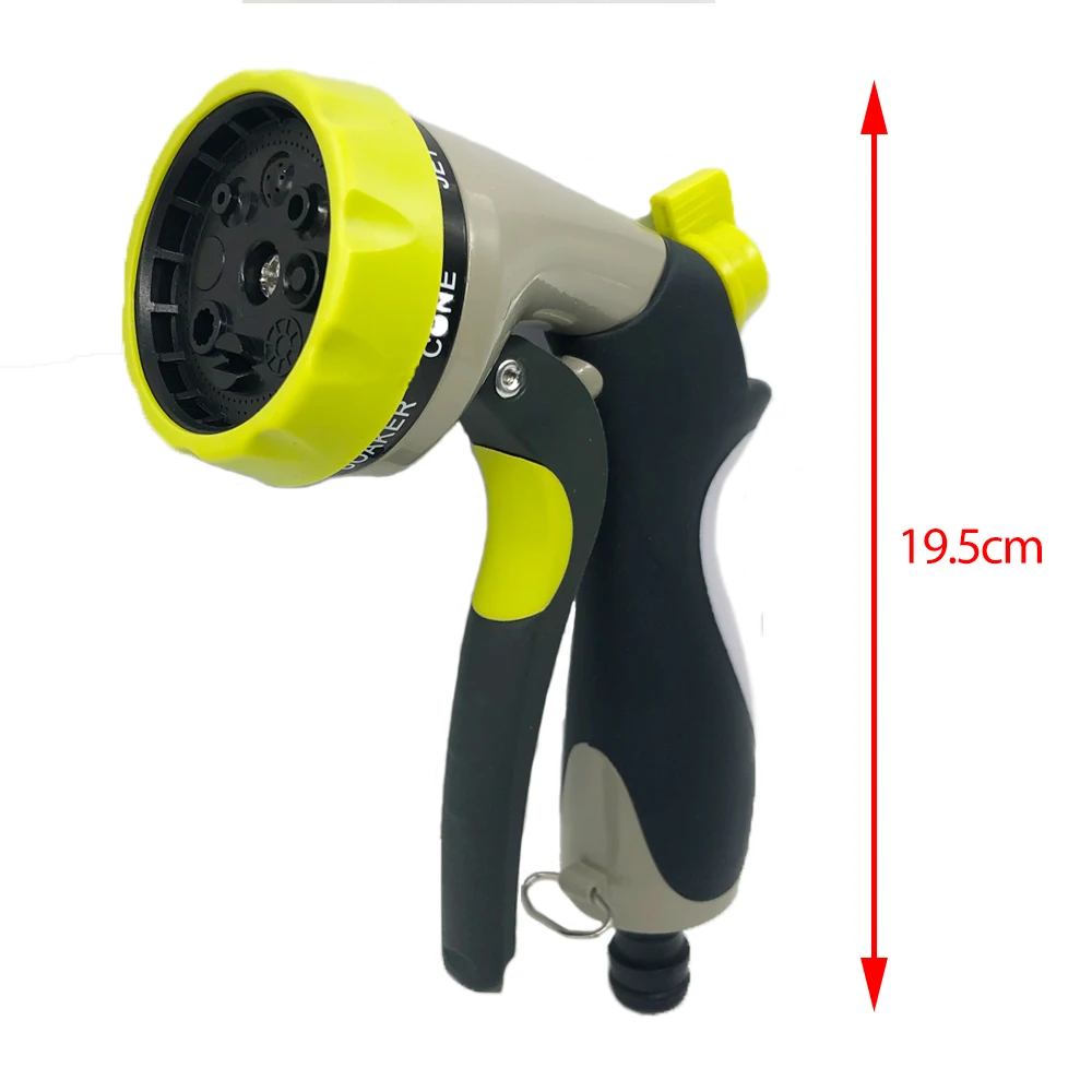 Nice Pop Water Hose Gun Irrigation Garden Hose Nozzle Spray Gun Watering Garden Water Spray Gun Washing Cars Garden Hose Sprayer