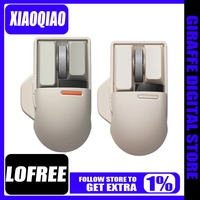 Lofree Xiaoqiao 2.4g Wireless Bluetooth Mouse 3mode Lightweight OLED Display Charging Esports Gaming Mouse Ergonomic Office Gift