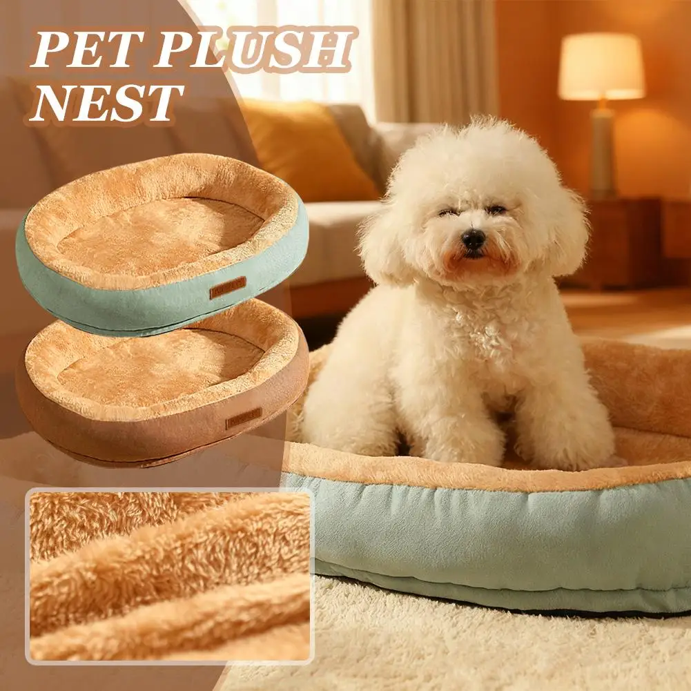 

Dog Sofa Cushion Winter Warm Pet Dog Bed Comfortable Fluff Sleeping Pad Washable Thickening Waterproof House Pet Supplies