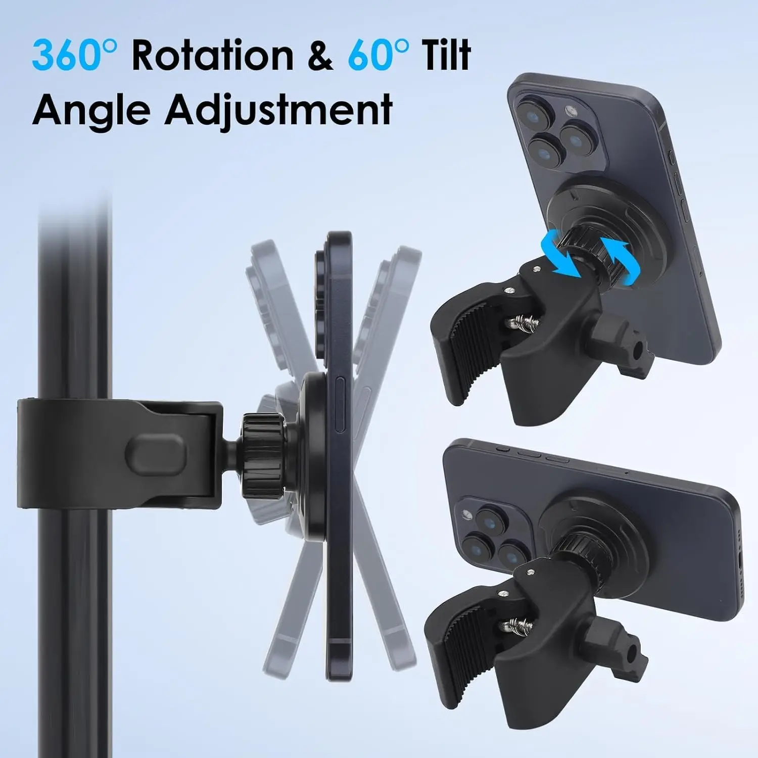 Support magnétique amovible Gps guidon vélo Scooter électrique Support de téléphone pour iPhone 17 16 Magsafe vélo Support Mobile