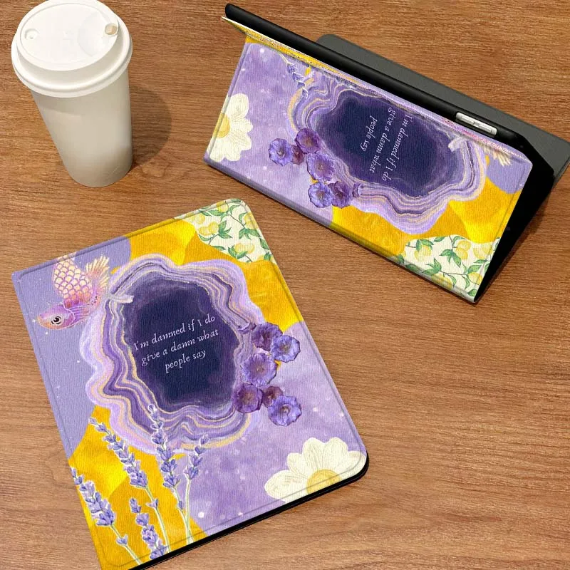 

Colorful Floral Art Pattern For Samsung Galaxy Tab S6 S7 S8 S9 S10 S11 FE Plus Lite Tablet Case