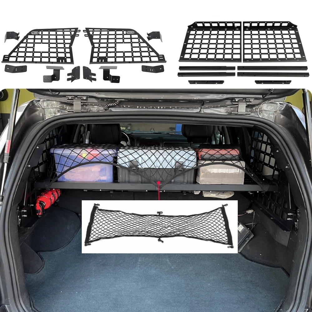 Rear Trunk Shelf CGZ Molle Panel Cargo Organizers Racks For Jeep Grand Cherokee WJ WG 1999 2000 2001 2002 2003 2004