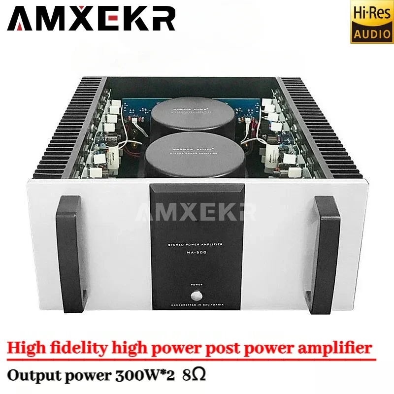 MA500 HIFI Amplifier 2.0 Channel 500W+500W Class AB Amplifier Original Design Hiend Fever Post-stage Power Amplifier