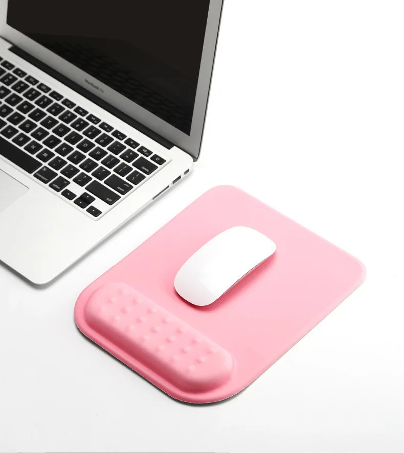 Weiche Silikon-Handgelenkauflage Mauspad Ergonomische Schreibtischunterlage für Büro und Gaming 40+ Farboptionen – Detail 8