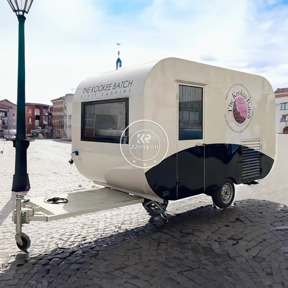 

Street Concession Catering Trailer Mobile Coffee Fast Food Trailer Mobile Bar Coffee Van Food Truck Fully Equipped