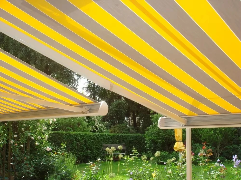 QUALITY Full Cassette AWNING Custom Made 3 m - 6 m Retractable Awning Motorsized Remote Control LED Aluminum