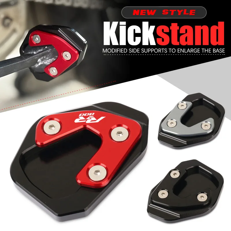 

For QJMOTOR SRK800RR SRK600RS SRK800 RR SRK600 RS Motorcycle Kickstand Foot Side Stand Extension Pad Support Plate Enlarge Stand