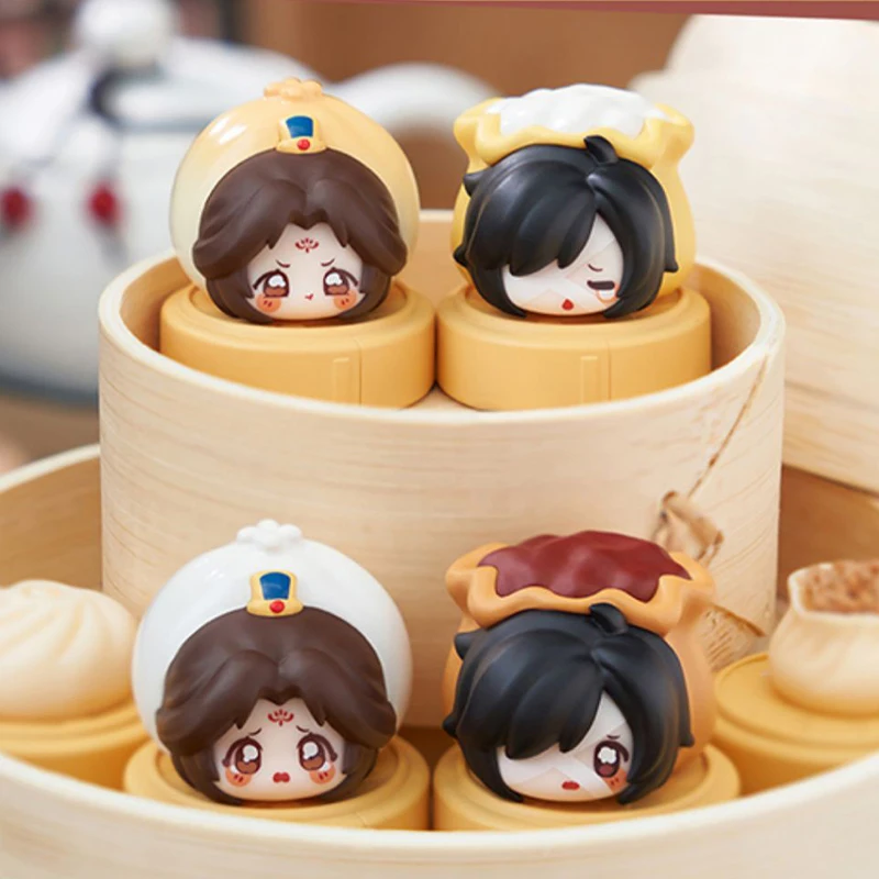 God's Blessing Animated Morning Tea Series Blind Box Guess Bag Mystery Box Toys Doll Cute Anime Figure Desktop Ornaments Gift