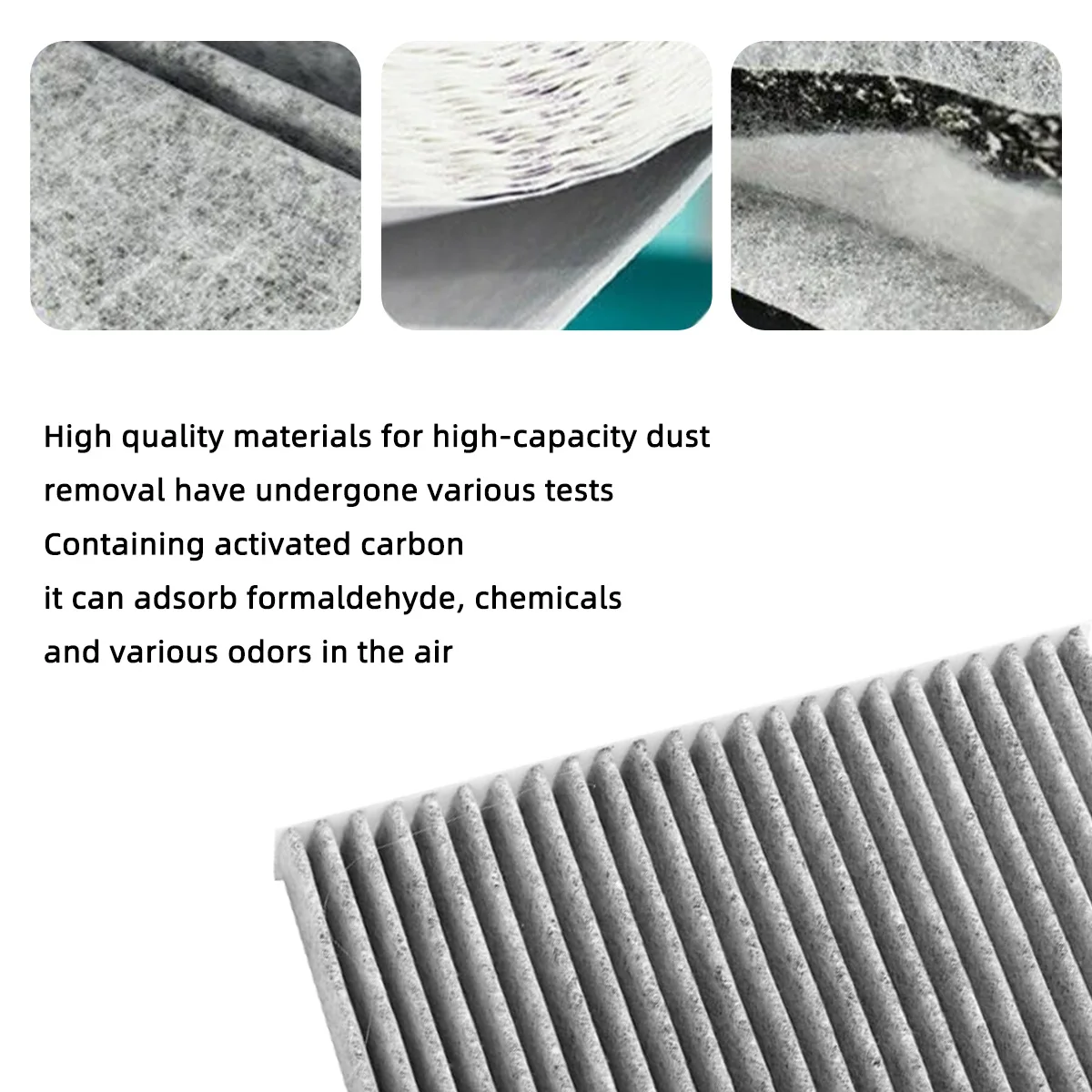 Car Air Filter for Honda CR-V 2017-2023 Carbon Fiber Cabin Auto Filters 80291-T5R-A01 80291-TF0-405 80291-TF0-E01 CF11182