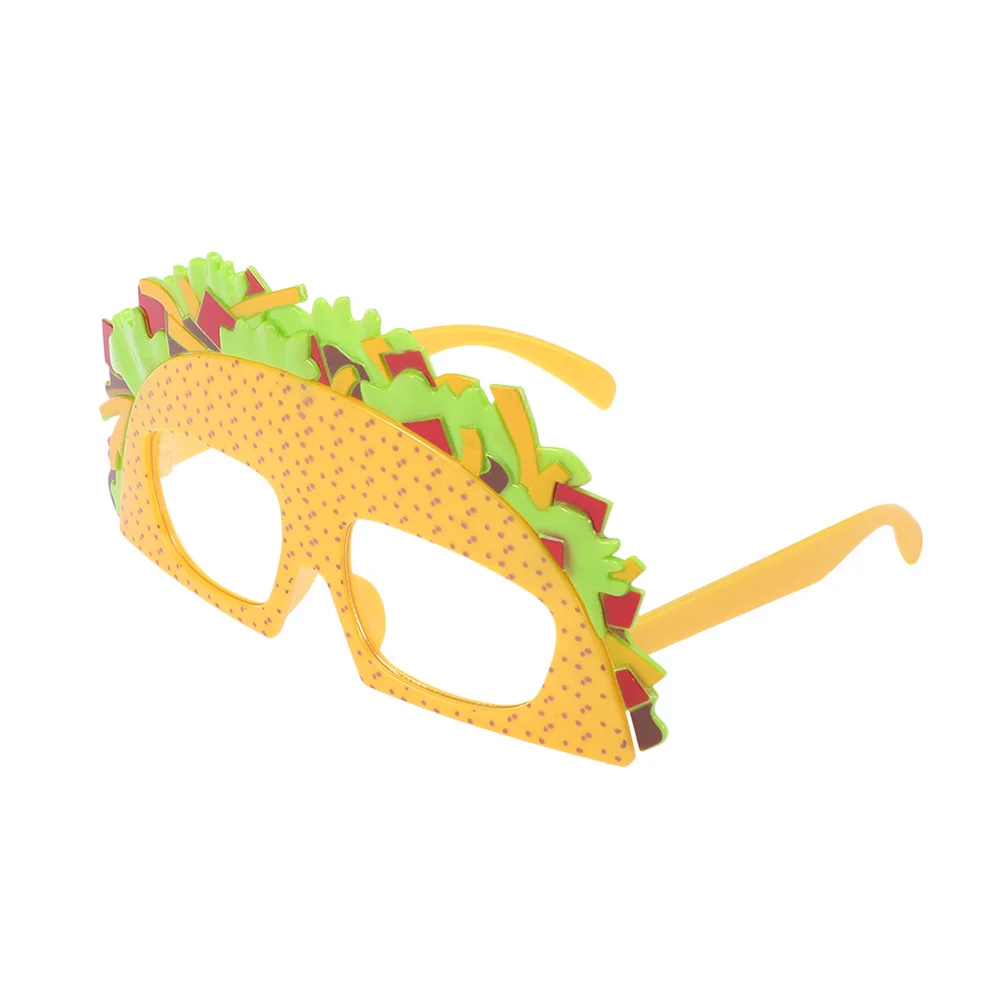 

Creative Sandwich Party Glasses Moderate Size Bright Colorful Novelty Eyeglasses for Photo Booth Props Party Favor Accessories