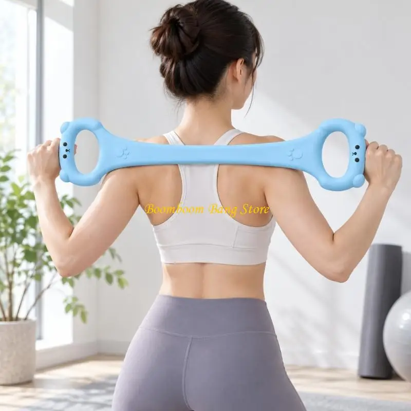 270C Upper-Body Stretching Trainer Band for Chest-Opening Pulls, Behind-the-Back Exercises, and Controlled Overhead Raises