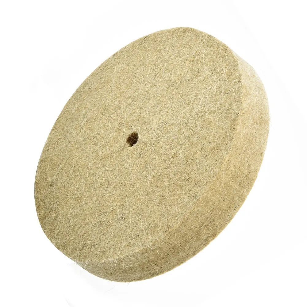 1pc  6inch 150mm Wool Felt Polishing Buffing Wheel Gold Silver Jewelry Mirror Polishing For Buffer Polishers Grinder