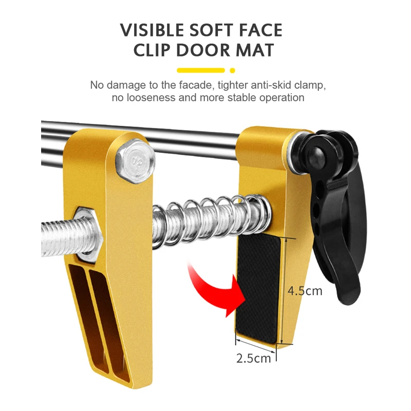 Wooden Door Installation Lock Hole Opener Punching Set Doorlock Mortising Template Jig Woodworking Door Lock Hole Opening Tools view 4