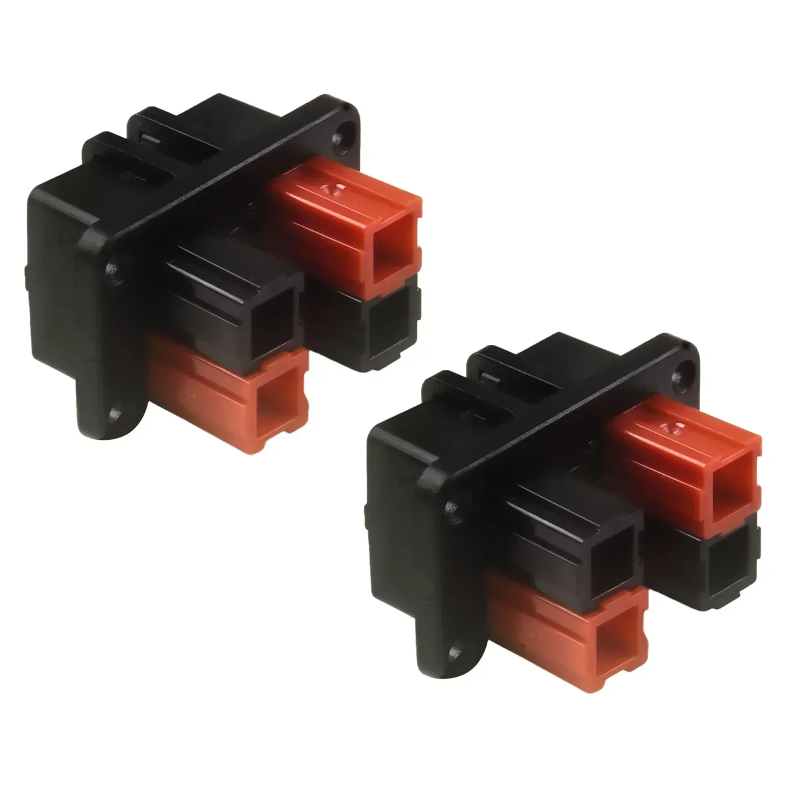 2PCS 30A/45A 600V Fixed Mounting Bracket Panel for Anderson Plug Connector Outdoor Wire & Cable Terminal Block Electrical Tool