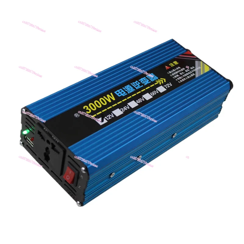 12v24v48v60v72v to 220v repaired sine wave 3000w car home intelligent inverter