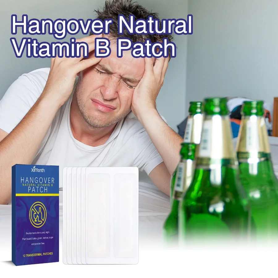 Ximonth Vitamina B Hangover Patch Drink Hangover Party Party Home Party Inconforto Cura del corpo