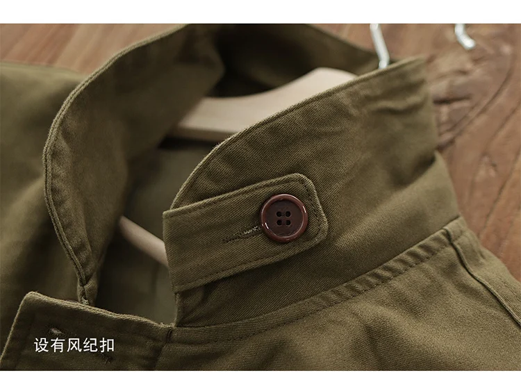 0602 # frühjahr und Herbst Neue Amerikanischen Retro Verdickt Casual Deck Jacke Männer der Mode 100% Baumwolle Gewaschen Alte Lose fracht Mantel – Detail 10