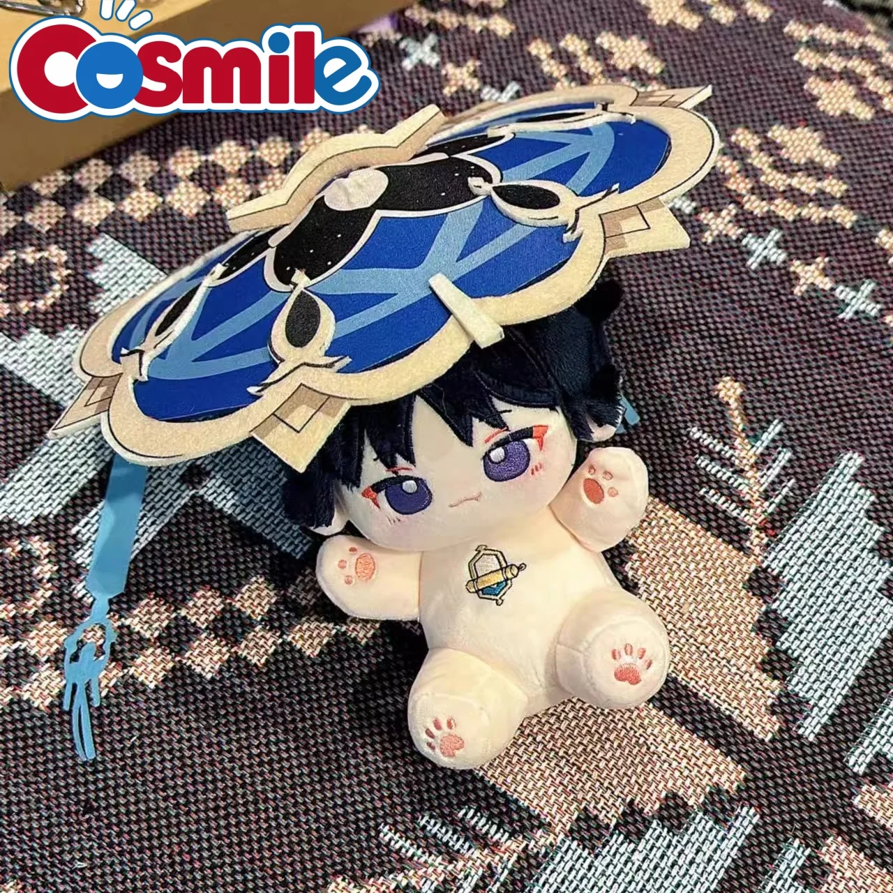 Cosmile Anime Genshin Impact Kunikuzushi Wanderer 17cm Plush Doll Toy Sitting Body Cute Cosplay C MT