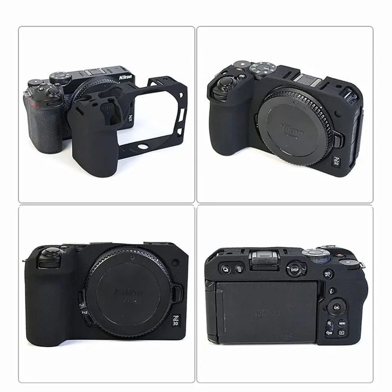 

For Nikon Z30 silicone camera bag Armor Skin case protective body cover anti-skid texture design mirrorless